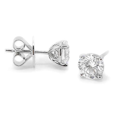 Diamond Stud Earrings (2ct) - Troy O'Brien Fine Jewellery