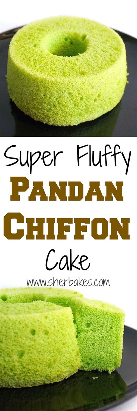 Pandan Chiffon Cake | Recipe | Pandan chiffon cake, Chiffon cake, Cake