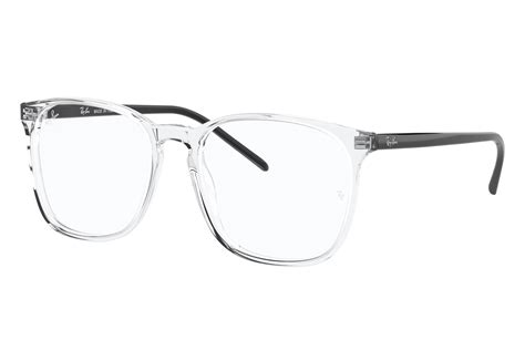 Rb5387f Eyeglasses with Shiny Transparent Grey Frame - RB5387F | Ray-Ban®