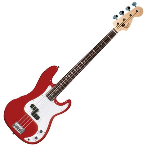 Squier By Fender Affinity P-Bass RW, Metallic Red at Gear4music.com