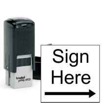 Sign Here & Initial Here Stamps | Simply Stamps