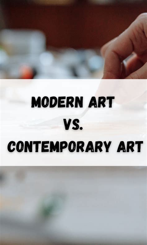 Modern Art Vs. Contemporary Art - What's The Difference? – ATX Fine Arts