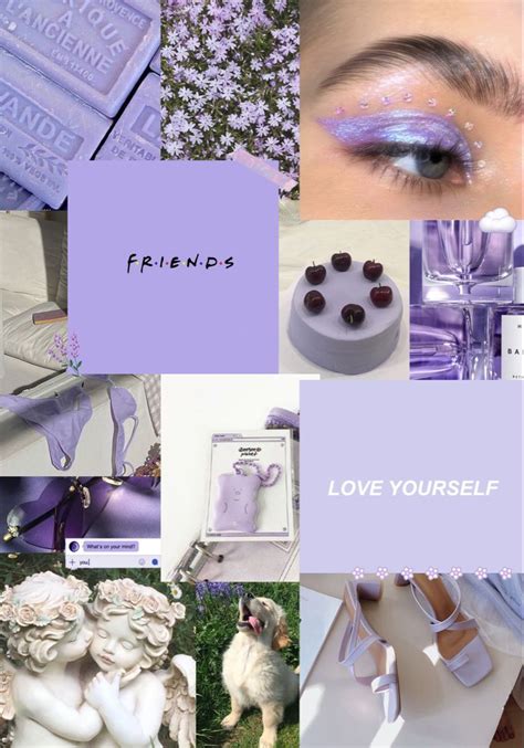 lavender aesthetic collage wallpaper 💜 | Lavender aesthetic, Aesthetic ...