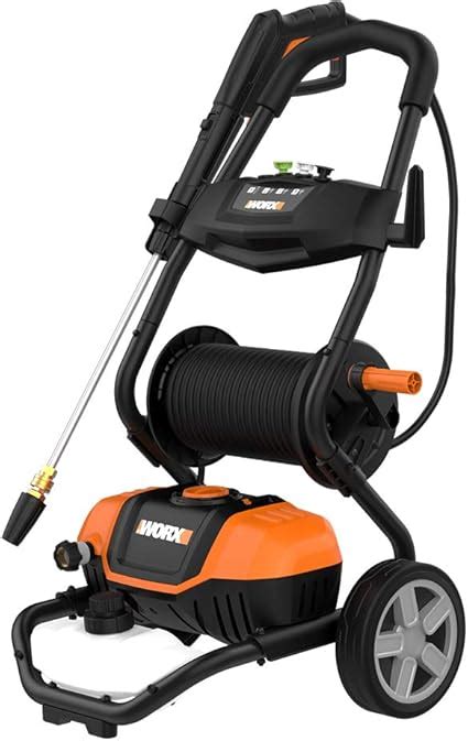 WORX WG604 13Amp, 2240 MAX psi / 1.93 MAX gpm Electric Pressure Washer with Rolling Cart: Amazon ...