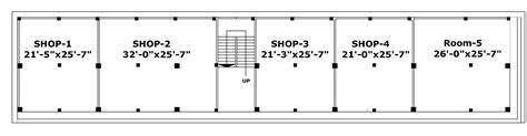 Commercial Building Designs | Queen's Plaza - First Floor Plan - House Plans and Designs