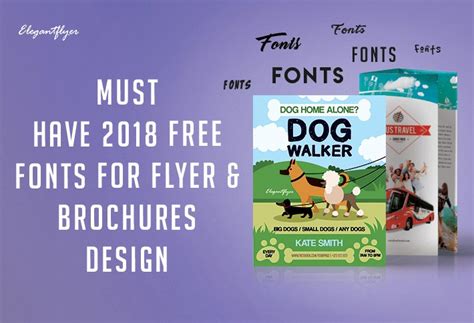 How to Find the Right Font + 20 Free Fonts for Flyers & Brochures | by ...