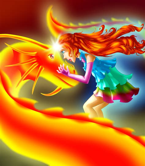 Bloom & the Great Dragon - The Winx Club Fan Art (36415129) - Fanpop