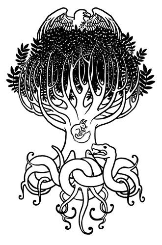 Yggdrasil Tattoo | A cover-up tattoo design for a client in … | Flickr