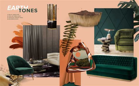 Moodboard Collection | Earth Tones Interior Decor Trend for 2019 ...