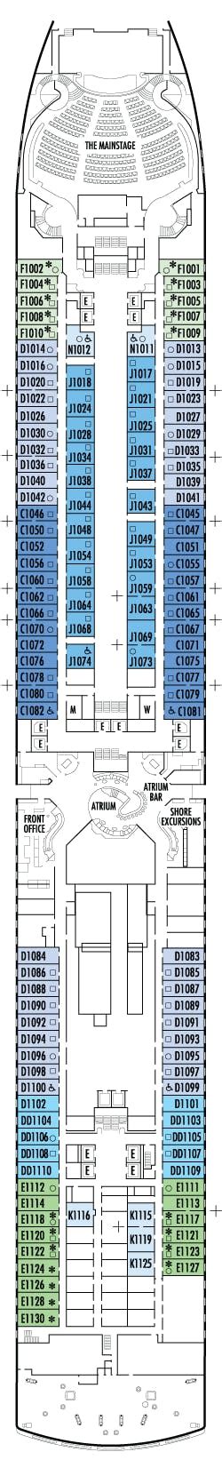 Eurodam deck plans - Cruiseline.com