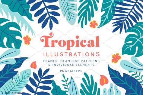 Tropical Illustrations | Tropical illustration, Illustration, Illustration design