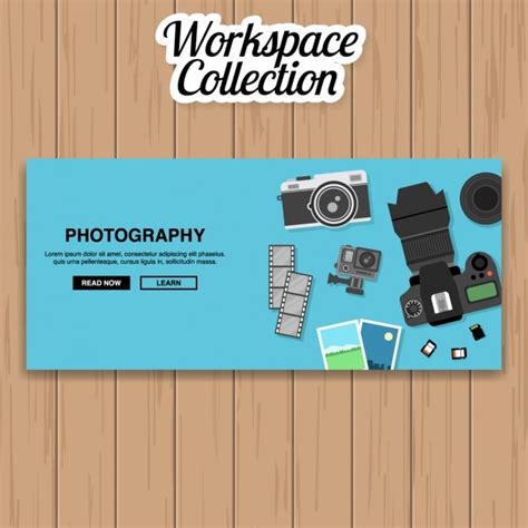 Free Vector | Photography banner design