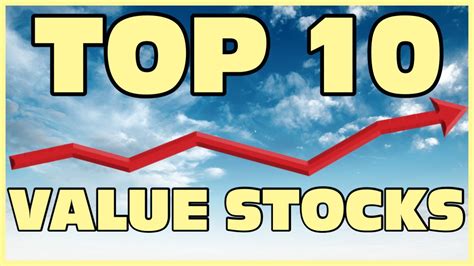 My Top 10 Value Stocks - YouTube