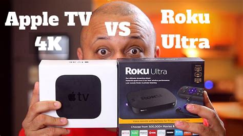 Roku Ultra Vs Apple TV 4k - What's the best streaming device? - YouTube