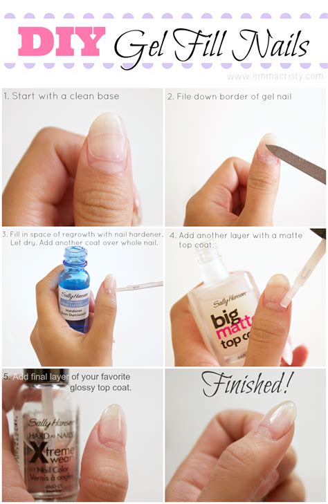 DIY GEL FILL NAILS TUTORIAL | Gel nails diy, Diy acrylic nails, Gel nail tips