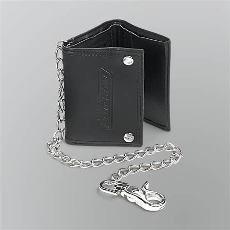 Genuine Dickies Men's Trifold Wallet with Chain