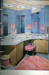 Garish Pink 50's dressing room | Can you believe these color… | Flickr