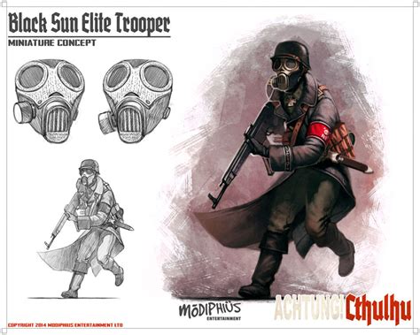 Achtung! Cthulhu - Black Sun Elite Trooper by giorgiobaroni on DeviantArt