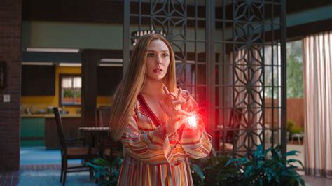 Download Wanda Maximoff Scarlet Witch Elizabeth Olsen TV Show WandaVision HD Wallpaper