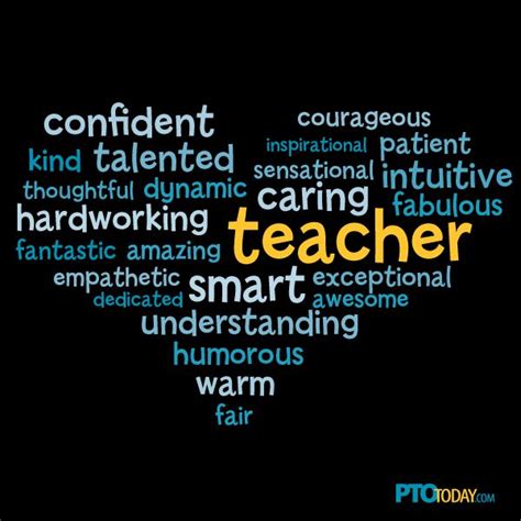 Teacher Appreciation Word Cloud Poster - PTO Today