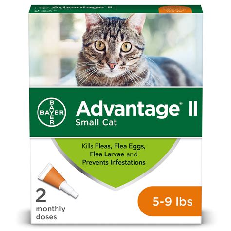 Advantage II Flea Treatment for Small Cats, 2 Monthly Treatments - Walmart.com