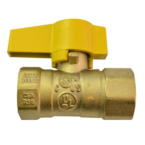 The Outdoor Plus 1/2-Inch Female Natural Gas Ball Valve : Gas Log Guys