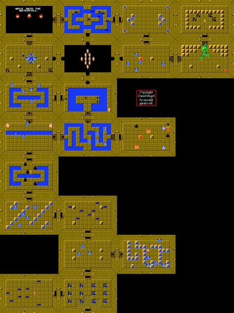 The Legend of Zelda - Game Maps (NES)