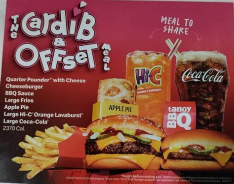 McDonald's Rumored To Be Launching A New Cardi B And Offset Meal For ...