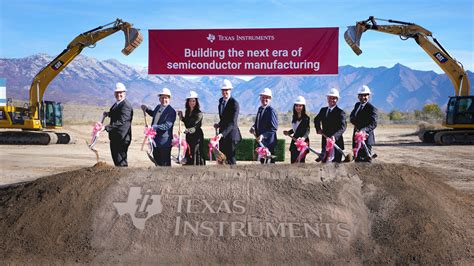 Texas Instruments Breaks Ground on New 300-mm Semiconductor Wafer Fabrication Plant in Utah ...