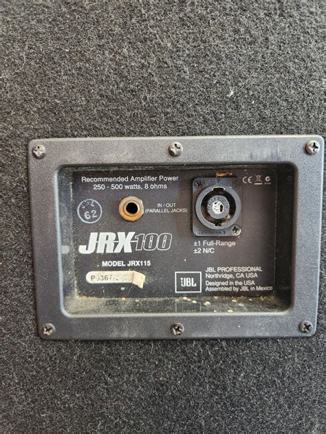 JBL JRX100 15" Speakers, PAIR- USED – Missouri Music Center LLC