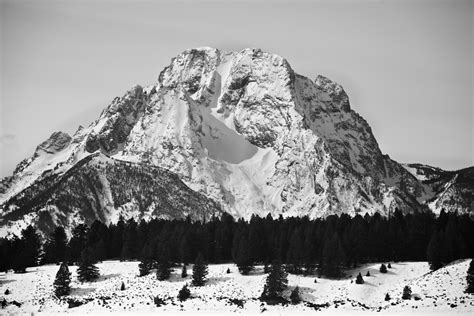 Free Images : nature, rock, snow, winter, cloud, black and white, peak, mountain range, ridge ...