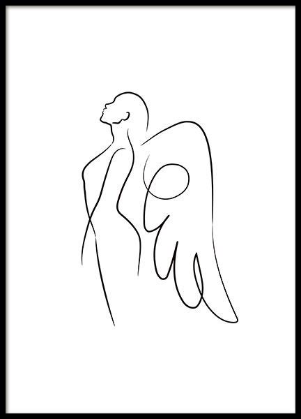 angel minimalist vector