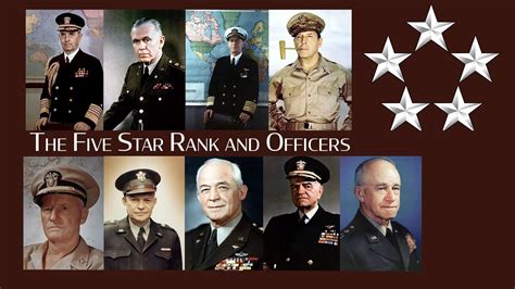 The Five Star Rank and Officers - YouTube