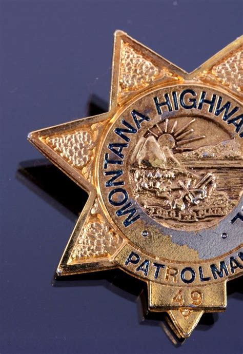 Montana Highway Patrol Trooper Badge