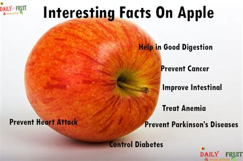 Nutrition chart for Apple