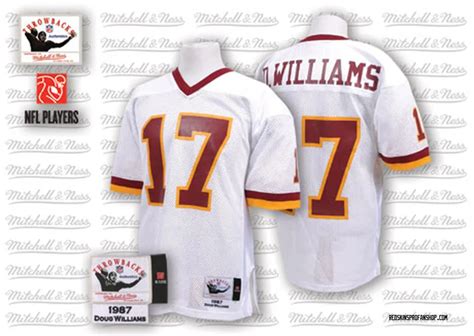 Doug Williams Washington Commanders Men's Authentic With 50TH Anniversary Patch Throwback ...