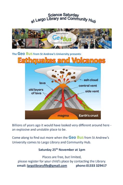 Earthquakes and Volcanoes at Largo Library & Community Hub event tickets from TicketSource