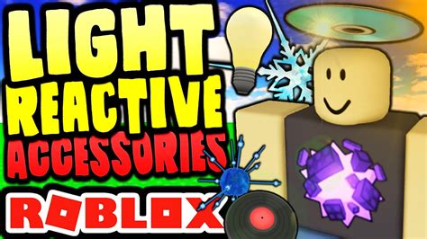 HOW IS THIS POSSIBLE!? Light Reactive Avatar Accessories! (ROBLOX) - YouTube