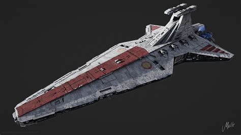 Venator-class Star Destroyer free 3D model rigged | CGTrader