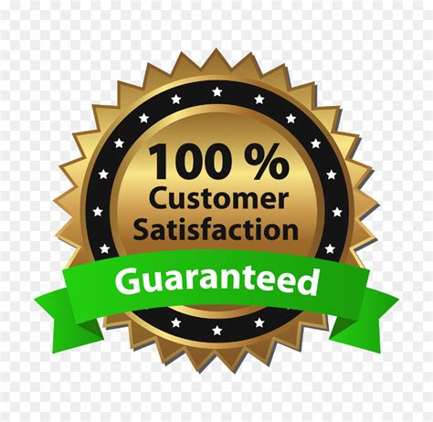 Free Customer Satisfaction Logo , Png Download - Customer Satisfaction Guaranteed Logo ...