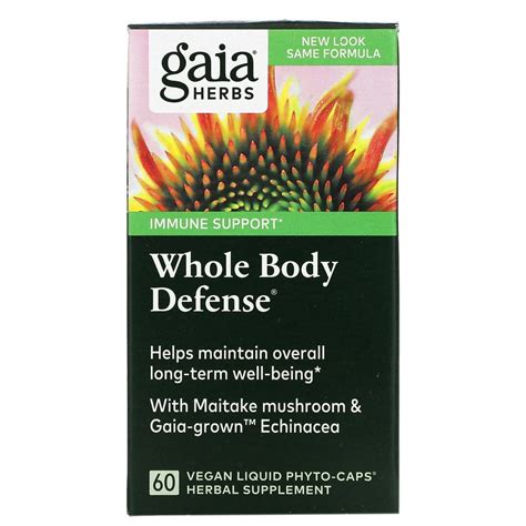 Gaia Herbs Gaia DailyWellness Whole Body Defense, 60 ea - Walmart.com - Walmart.com