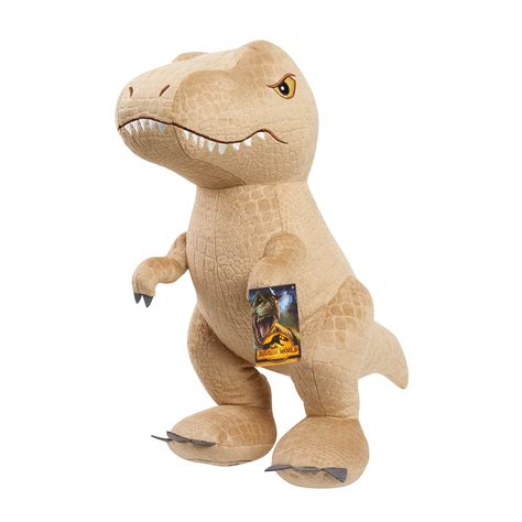 Buy Jurassic World Jumbo 17.5-inch T Rex Plush Stuffed Animal, Kids Toys for Ages 3 Up, Amazon ...