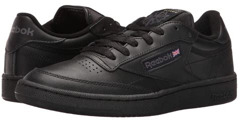 Reebok Leather Club C 85 in Black for Men - Lyst