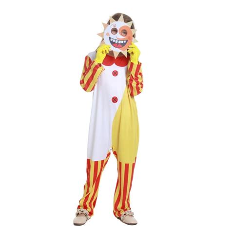 Kids Moondrop Sundrop FNAF Cosplay Costume Cartoon Sun Moon Clown Halloween Costume - Walmart.com