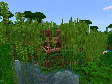 Bamboo house : r/Minecraftbuilds