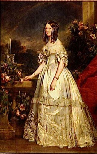 Portrait of Princess Victoria of Saxe Coburg and Gotha, 1840 - Franz Xaver Winterhalter ...