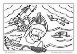 Paul Shipwrecked On Malta Coloring Page Pages sketch template
