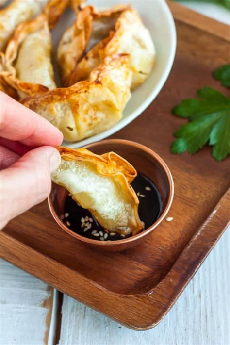 Air Fryer Potstickers {Air Fryer Dumplings} - Sustainable Cooks