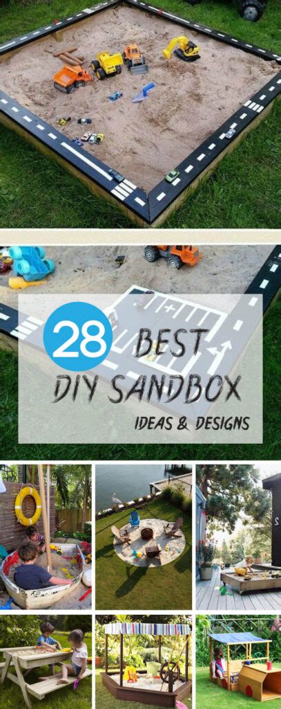 28 Cute DIY Sandbox Ideas Your Kids Will Love - InteriorSherpa