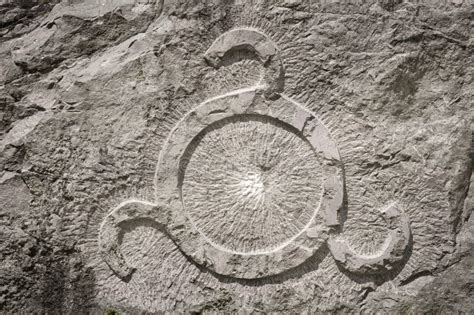 Solar Sign on the Stone As a Symbol of the Ingush People Stock Image - Image of sign, grunge ...